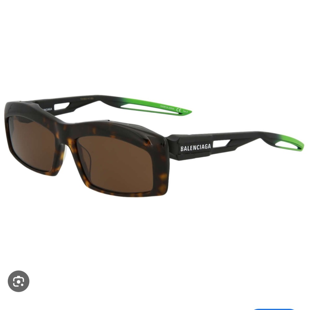 Balenciaga Tortoise Sport Sunglasses